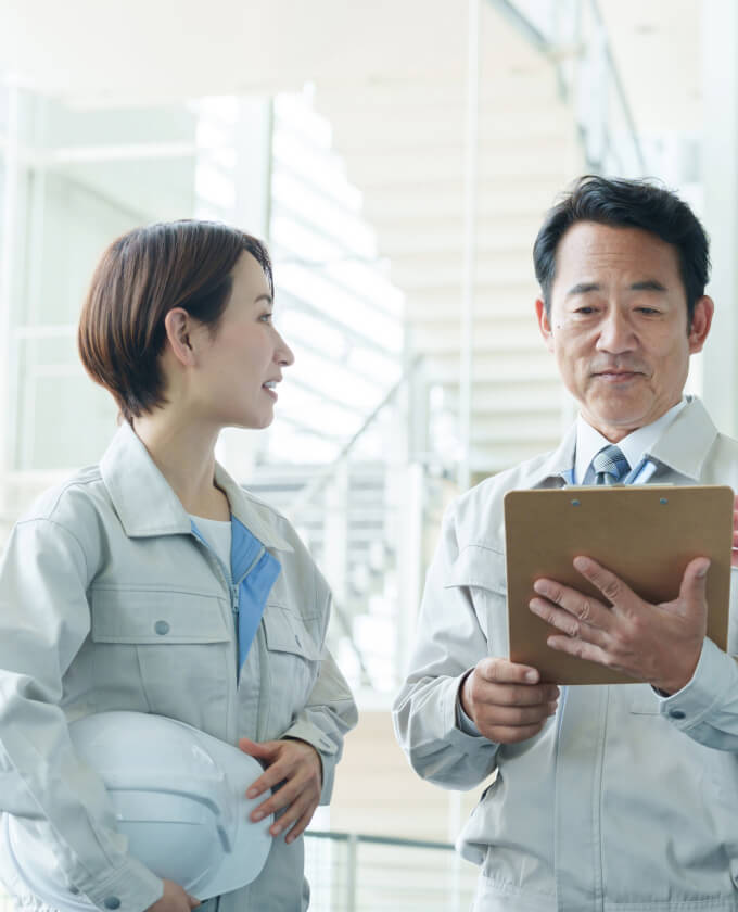 現場の社員の様子
